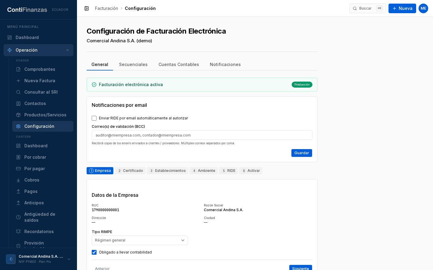 Imagen: certificado .p12 encriptado + aislamiento entre organizaciones